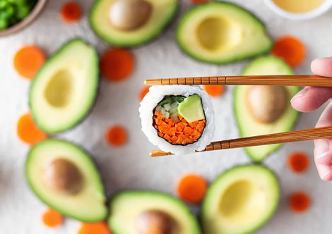 Vegan sushi